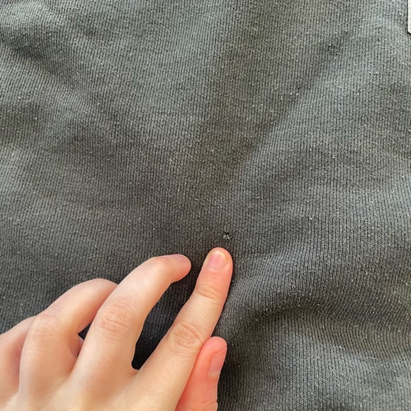 Carhartt Men's Charcoal Hoodie with Sleeve Logo - Picture 3 of 7